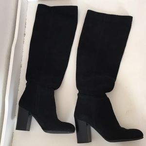 Suede Sam Edelman knee high boots